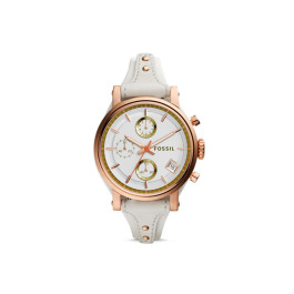 Watch strap Fossil ES3947 / 	ORIGINAL BOYFRIEND Leather Beige 18mm